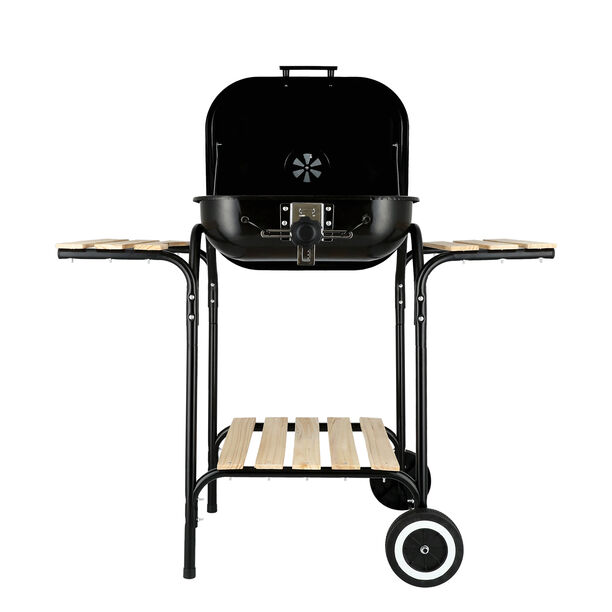 Square Trolly Grill In Black 18" image number 4
