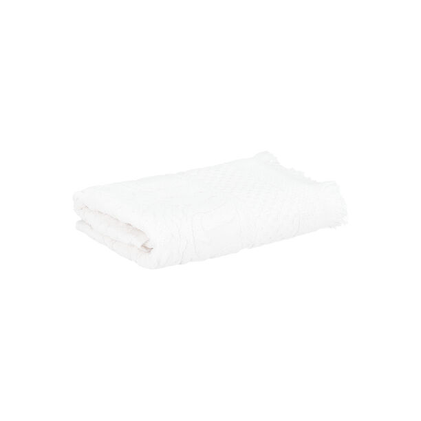 Jacquard/cotton bath towel, white 70*140 cm image number 0