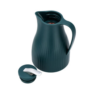 1Pc Vacuum Flask Bear Dark Green 1L