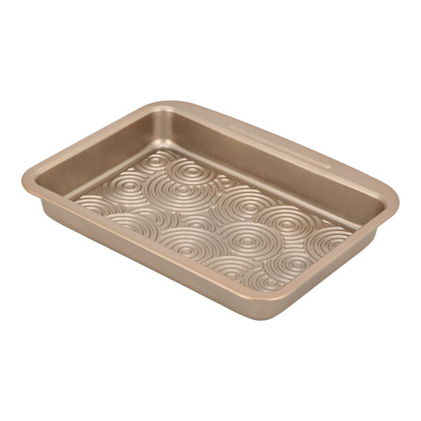 Alberto Non Stick Roaster Pan, Gold Color  image number 1