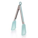Alberto Silicone Food Tong With Steel Handle L:23Cm Blue  image number 0
