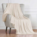 Cottage ivory micro flannel blanket 150*220 cm image number 1