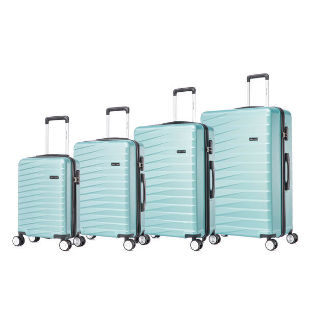 Travel vision durable ABS 4 pcs luggage set, green image number 0