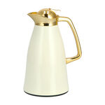 Dallaty vacuum flask chrome and beige 1L image number 1
