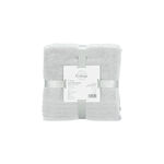Cottage grey pack of 4 cotton hand towel 50*100 cm image number 0