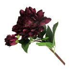 Artificial Flower Rose Burgundy image number 0