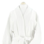 Ambra white cotton bathrobe L/XL image number 4
