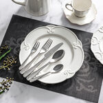 La Mesa silver stainless steel cutlery set 20 pc image number 0