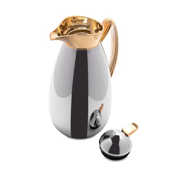 Dallaty steel flask gold and chrome 1L image number 3