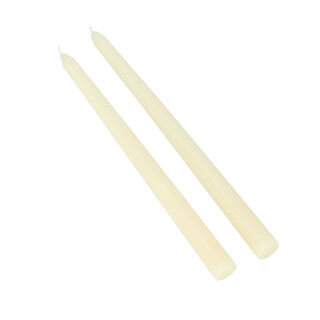 Ivory 2 Pcs Taper Scented Vanilla Candle