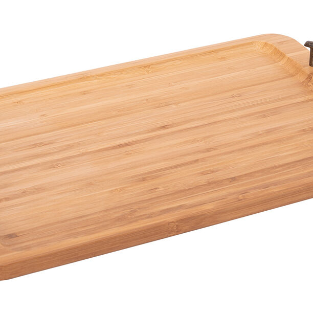Dallaty natural bamboo serving tray 40*25*4 cm image number 0