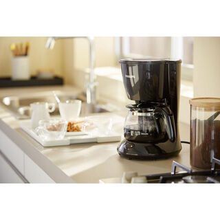 فيليبس آلة تحضير القهوة بلاستيك أسود 750 واط، 0.6 لتر