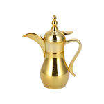 1Pc Steel Vacuum Flask Mini Traditional Gold 0.3Ml image number 0