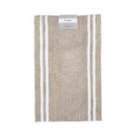 Cottage beige and white polyester bathmat 60*90 cm image number 1