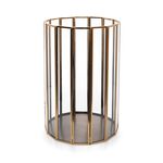 Brass & Glass Candle Holder Gold image number 0