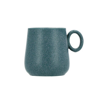 Dallaty porcelain matt blue mug