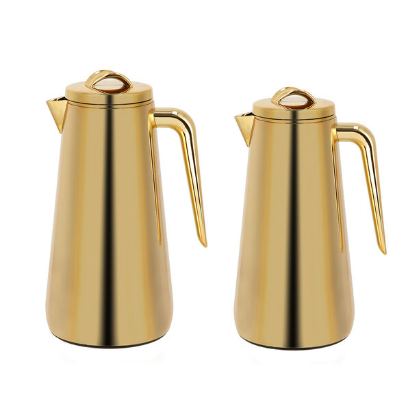 Dallaty Eve set of 2 gold steel vacuum flask image number 0