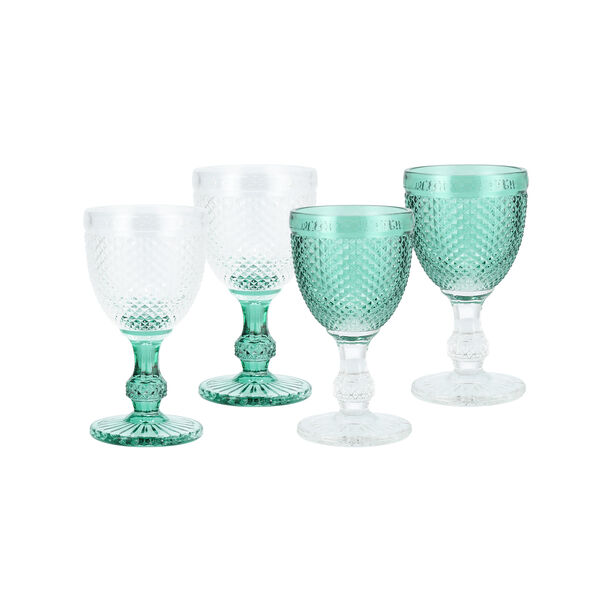 4 Pcs Glass Footed Tumbler image number 1