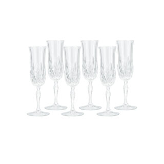 RCR transparent italian crystal glasses set of 18 pc