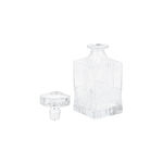 RCR transparent italian crystal decanter with lid image number 1