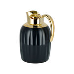Dallaty steel vacuum flask navy blue/gold 1L image number 1
