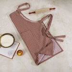 Red Striped Apron image number 0
