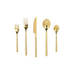 La Mesa gold stainless steel cutlery set 20 pc image number 2