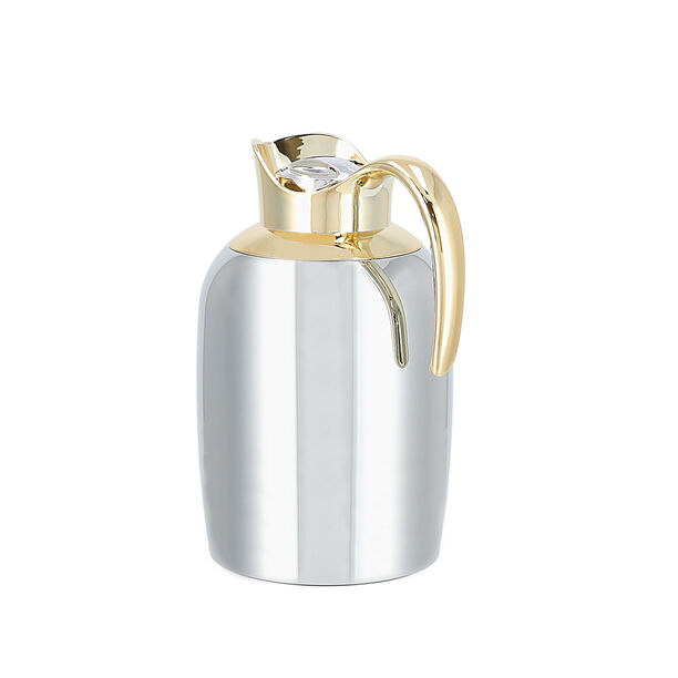 Dallaty Sarab steel vacuum flask silver/gold 1.3L image number 2