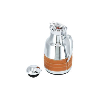 Dallaty steel vacuum flask brown chrome 1L