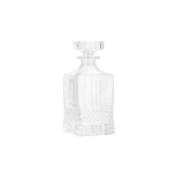 RCR transparent italian crystal decanter with lid image number 0