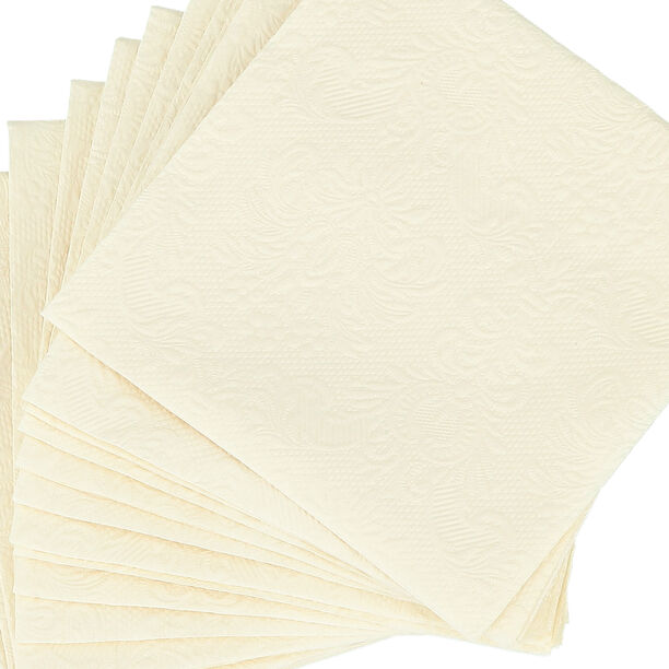 Serving Napkins Paper Square 25*25cm  Cream image number 2