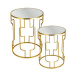 Nested Table Set Of 2 Gold image number 0