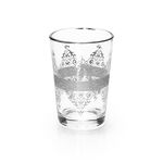 Silver transparent Moroccan tea glass set 6 pcs image number 0