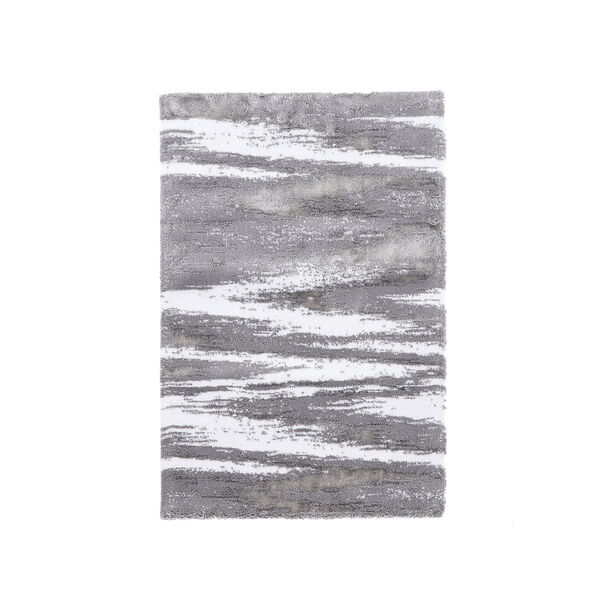Boutique Blache gray/white bathmat 60*90 cm image number 1