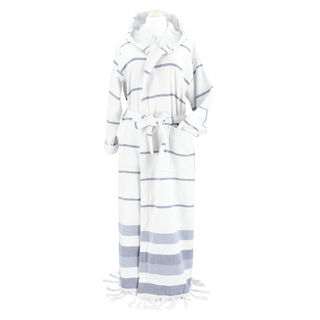 Cottage dark blue cotton bathrobe, size L/XL
