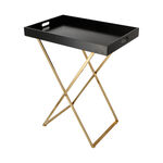 Butler Table Tray Top Gold With Black image number 3
