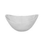 La Mesa aluminium silver oval bowl 24.5*21.5 image number 1