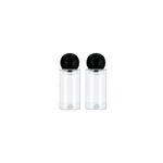 Abundance Set Of 2 Clear Slat And Peper With Black Wooden Ball Cover image number 0