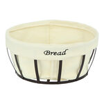 Alberto Metal Round Bread Basket Coffee Color image number 0