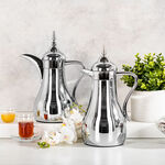 Dallaty set of 2 stainless steel silver vacuum flask 1L & 7ml image number 0