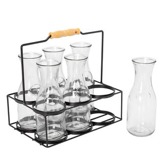 Alberto Drinking Glass Set 7 Pieces With Stand