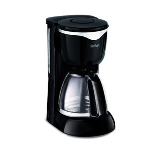 Tefal good value coffee maker, 1000w, 10 15 cups, black