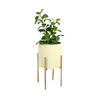Planter With Stand White