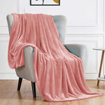 Cottage micro flannel blanket pink 150*220 cm image number 1