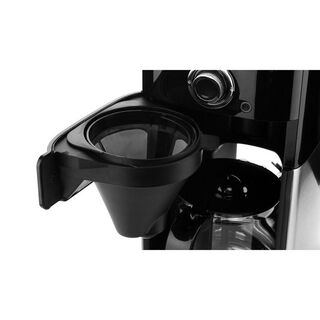 فيليبس آلة تحضير القهوة 2 في 1 باللون الأسود والفضي 1000W