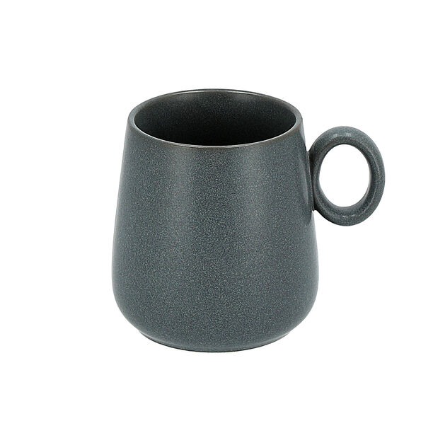 Dallaty porcelain matt charcoal grey mug image number 2