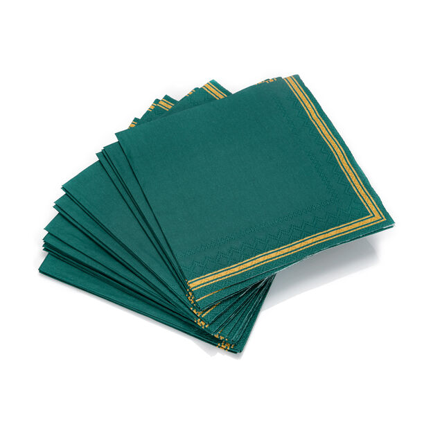 Serving Paper Napkins   L:33xw:33cm  Lea Design Green Color image number 0