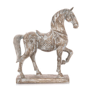 تحفة ديكور تصميم حصان من الخشب