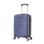 Travel vision durable ABS 4 pcs luggage set, navy blue image number 1
