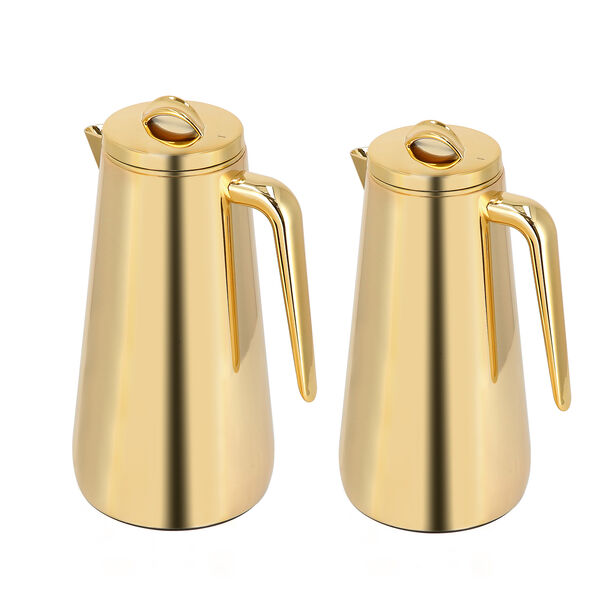 Dallaty Eve set of 2 gold steel vacuum flask image number 2